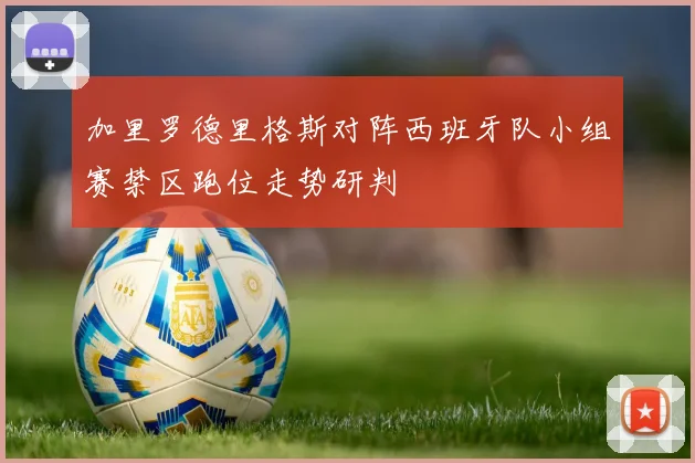 加里罗德里格斯对阵西班牙队小组赛禁区跑位走势研判