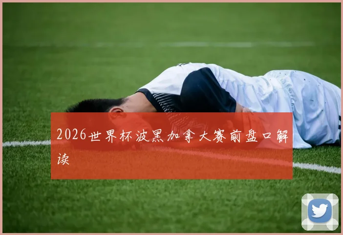 2026世界杯波黑加拿大赛前盘口解读